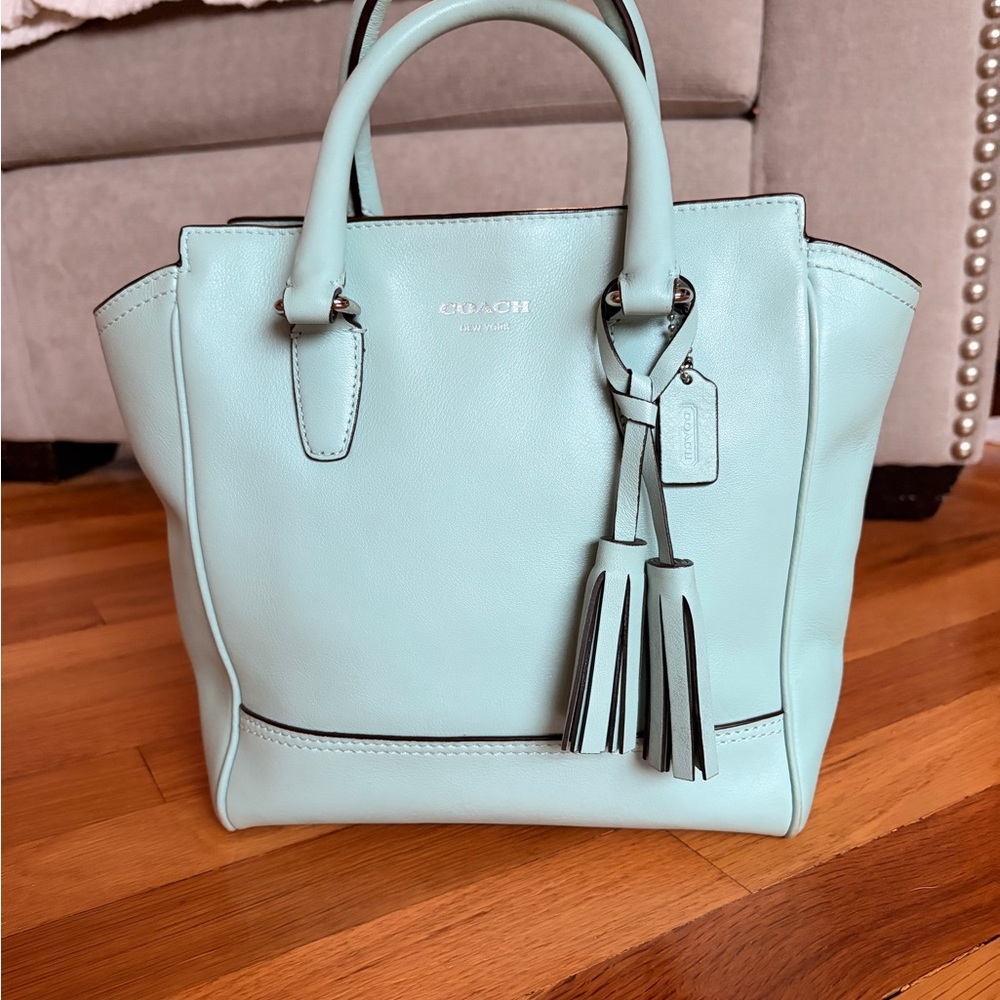 Coach Mint Tanner Tote Bag